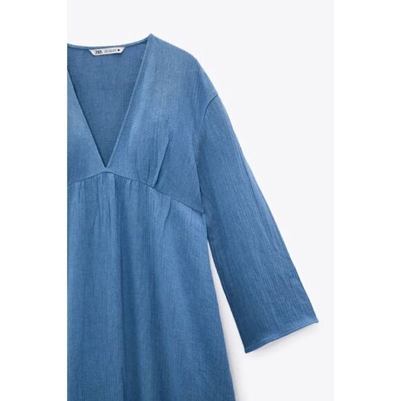 Zara Linen Blend Dress - Picture 10 of 11